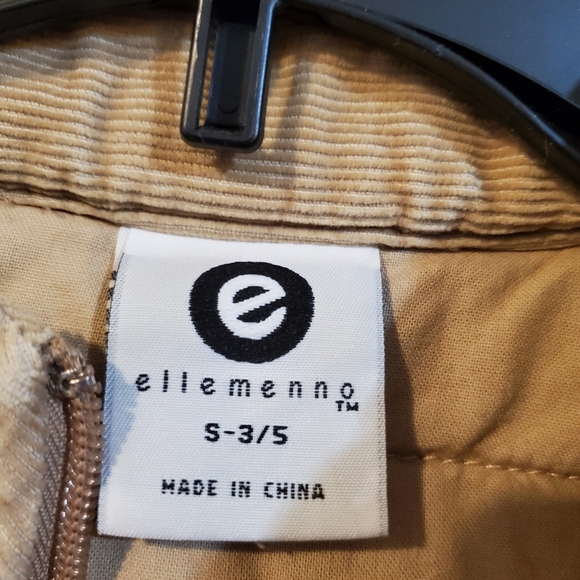 Y2K ellemenno corduroy zip up vest - Picture 6 of 8